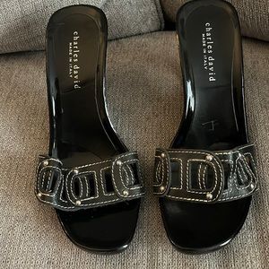 Charles David wedge sandals